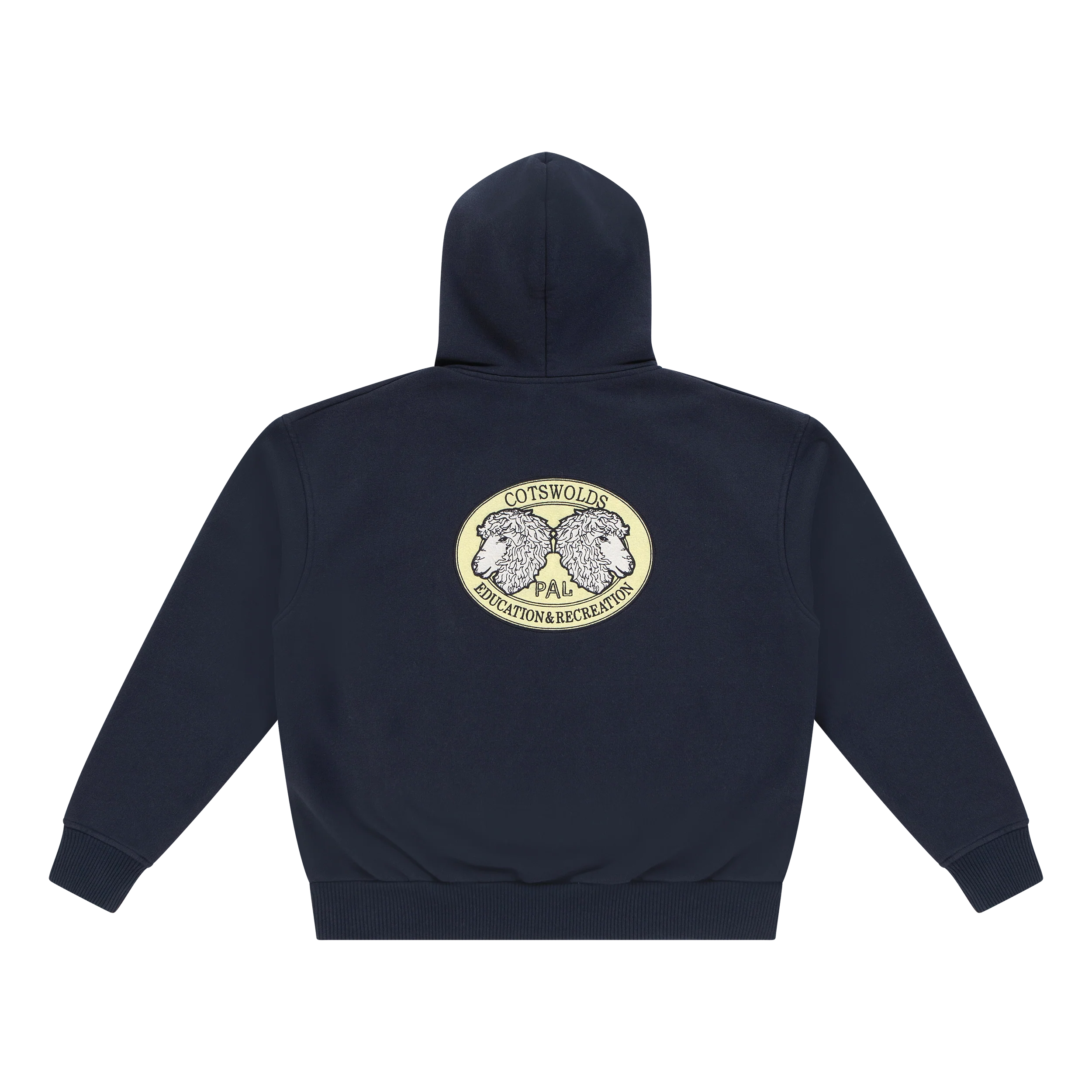 A Pint Of Sheep Full Zip Hoody Maritime Blue - Image 2