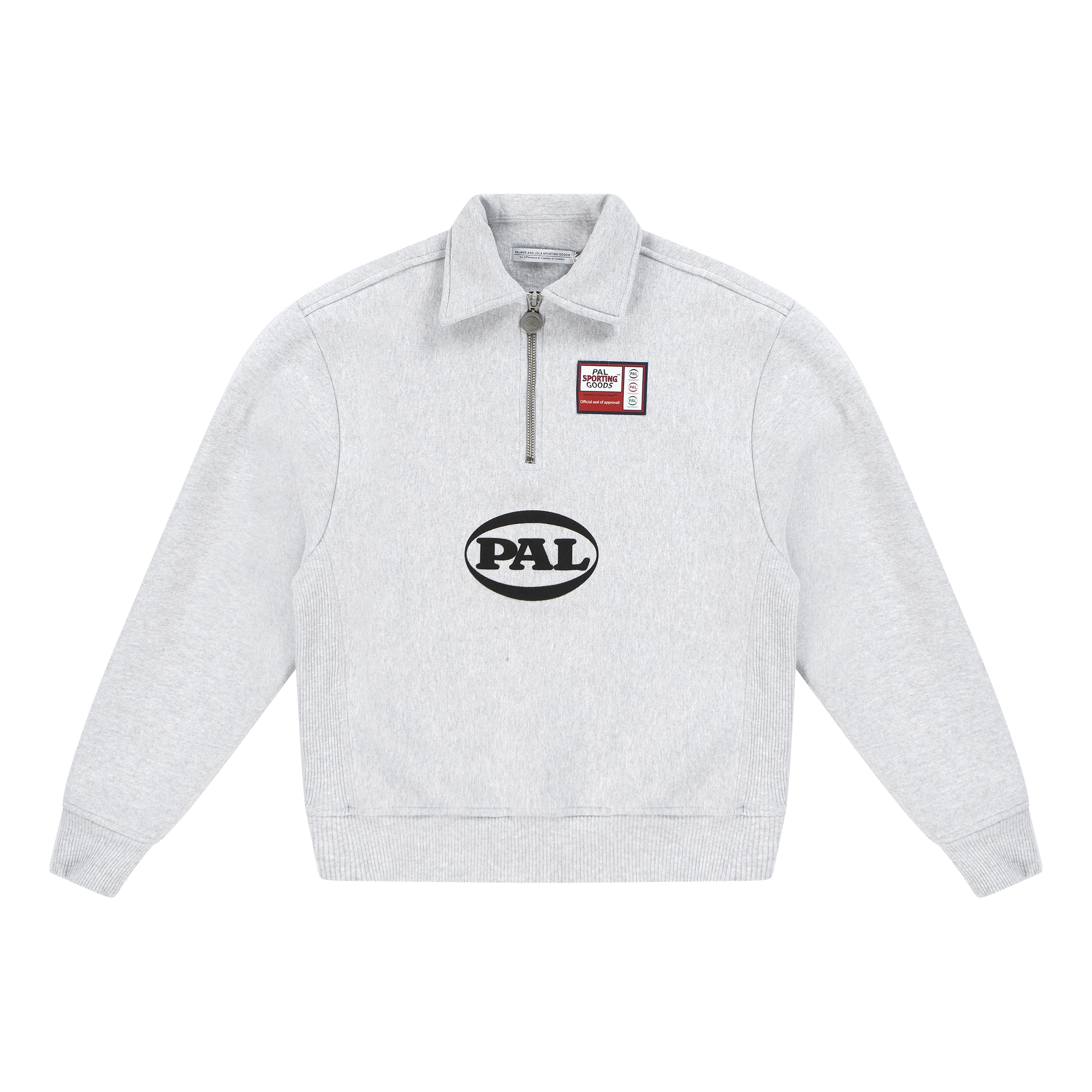 Alpino Half Zip Light Gray Marl
