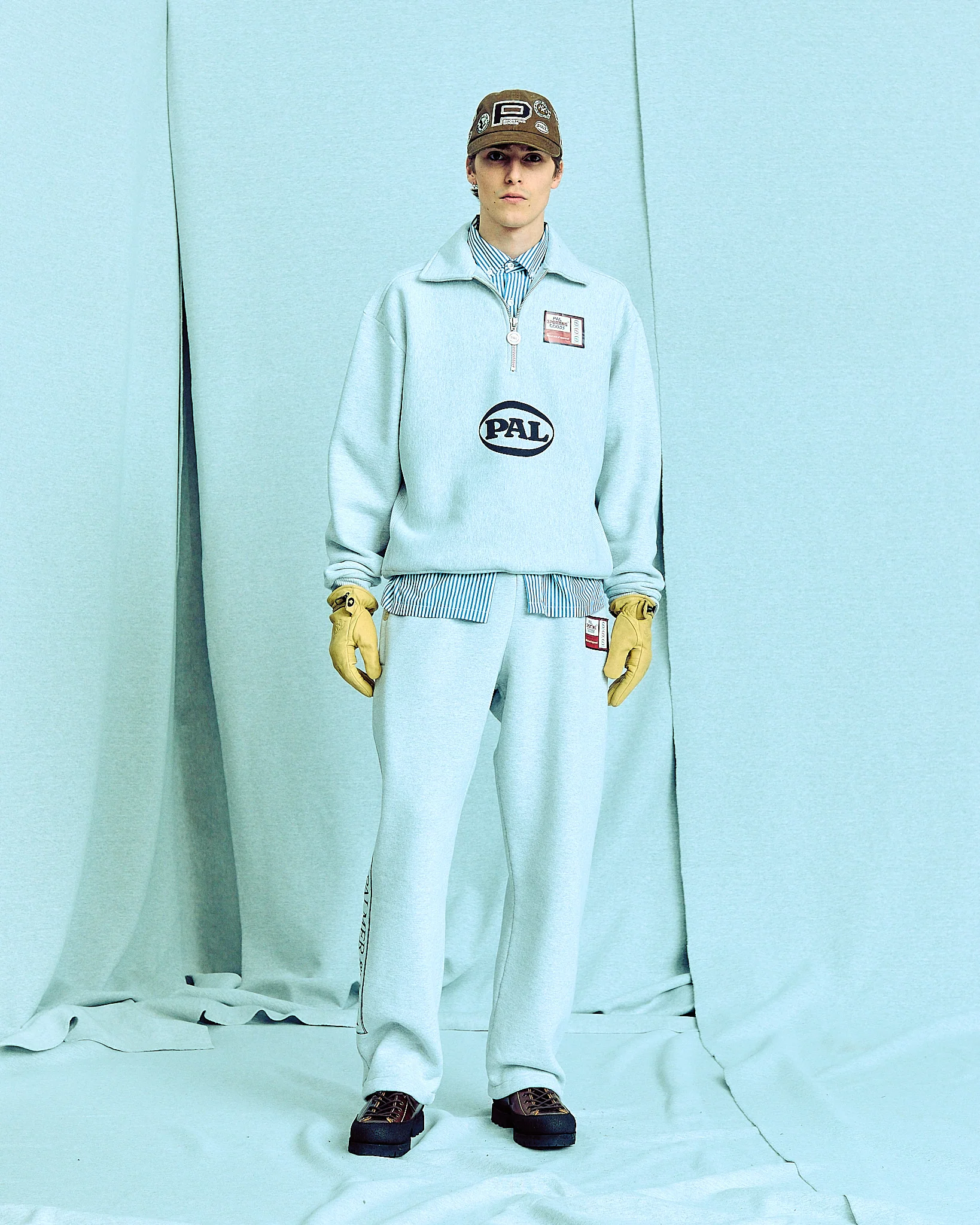 Alpino Half Zip Light Gray Marl - Image 2