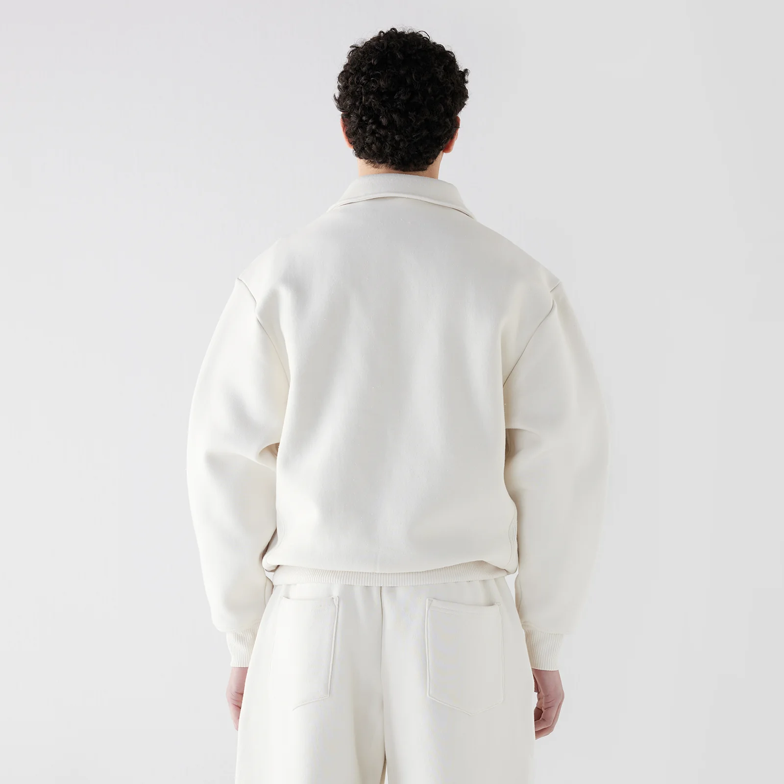 Pre Game Half Zip Marshmallow - Image 3
