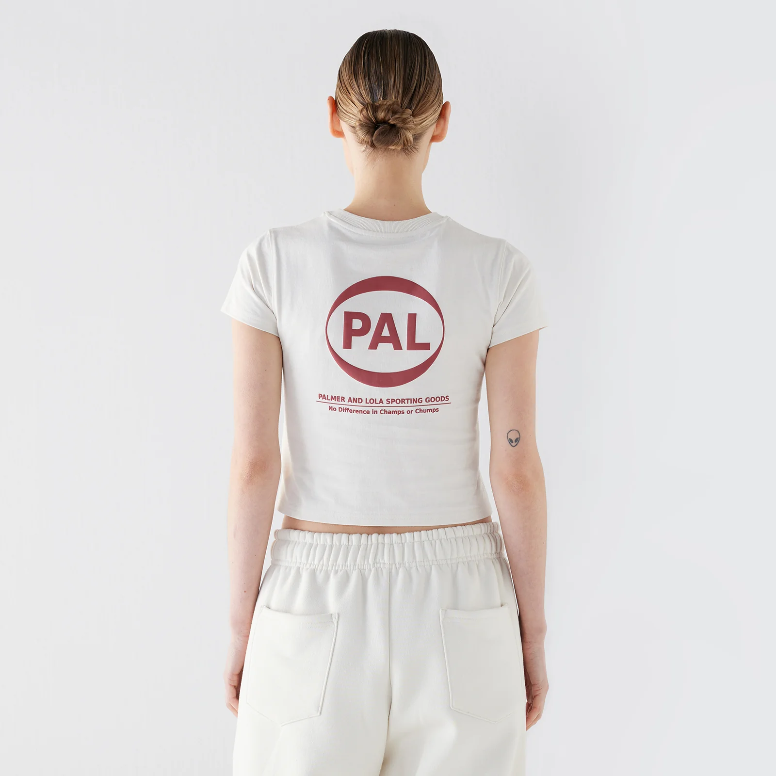 Women's Pre Game Baby Tee Marshmallow - Image 3