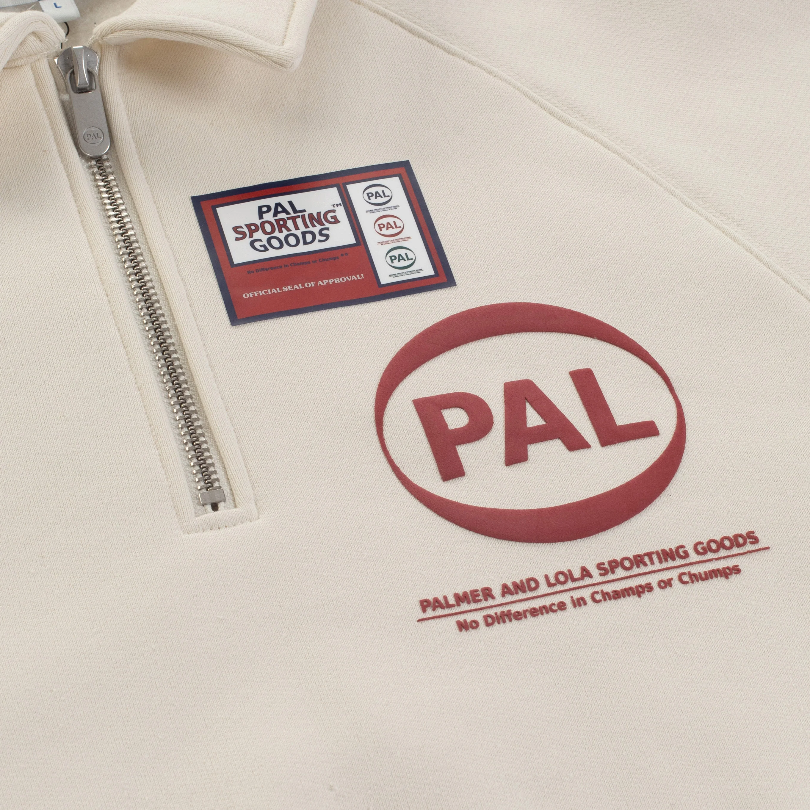 Women's Pre Game Half Zip Marshmallow - Image 4